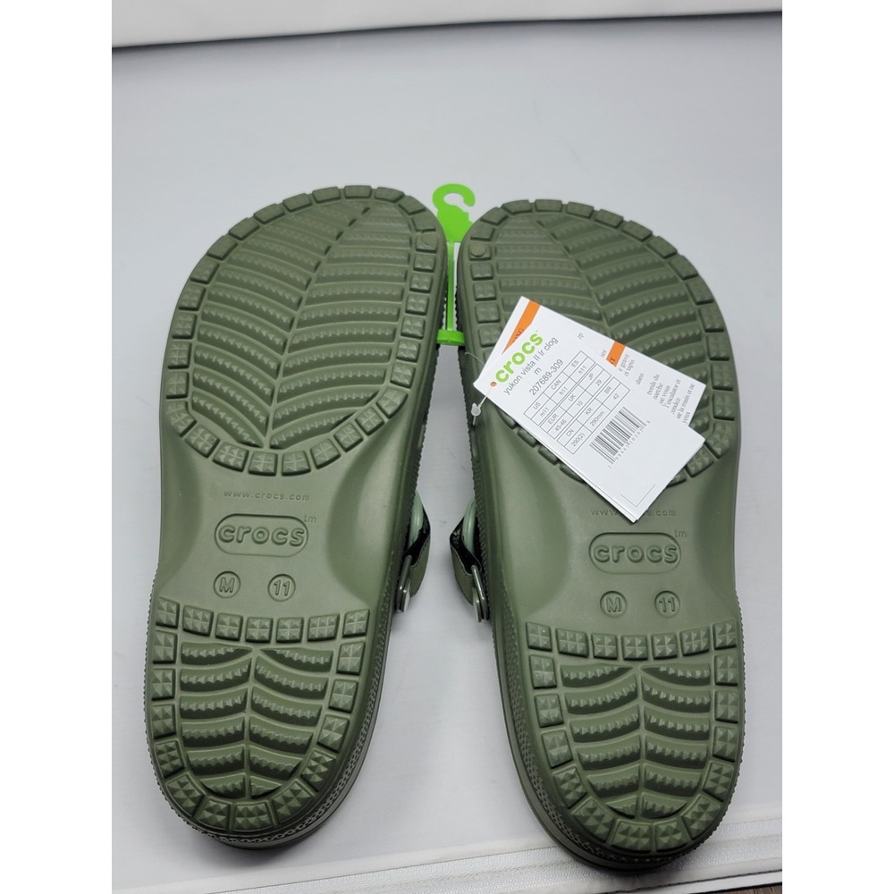 Crocs Yukon Vista II LiteRide Clogs Men Green Size 11 New with Tags - Picture 9 of 10